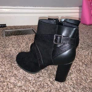 Black Christian Siriano Booties